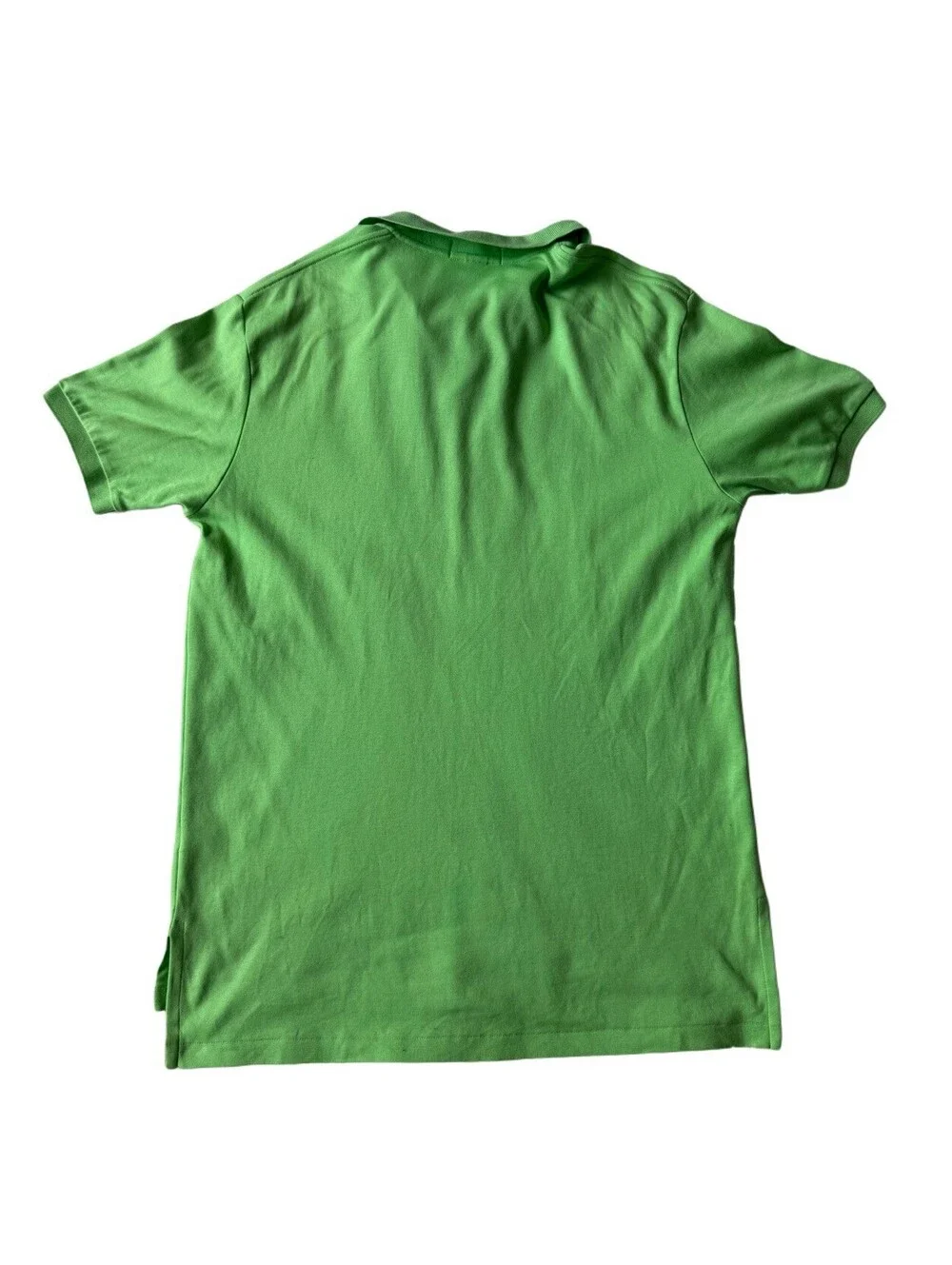 Polo Ralph Lauren Men’s Green Short Sleeve Polo Shirt Pink Pony Logo Size L